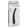 Introducing the Anal Fantasy Vibrating Curve Probe Black - Model VP-001: The Ultimate Pleasure for Anal Exploration! - Adult Naughty Store