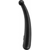 Introducing the Anal Fantasy Vibrating Curve Probe Black - Model VP-001: The Ultimate Pleasure for Anal Exploration!