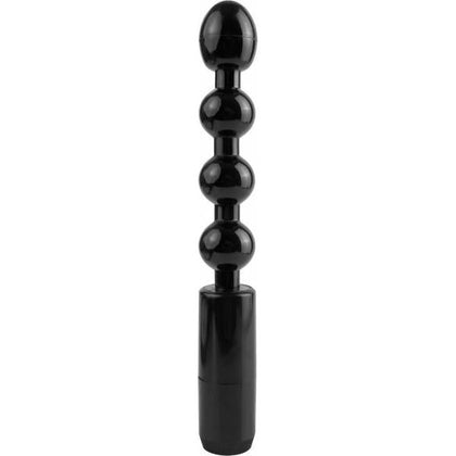 Anal Fantasy Power Beads Black Vibrator - Ultimate Anal Stimulation for Intense Pleasure