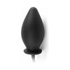 Anal Fantasy Inflatable Silicone Plug Black - Advanced Anal Stimulation for Unforgettable Pleasure