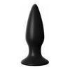 Anal Fantasy Elite Collection Small Rechargeable Anal Plug - Model AR-12B - Unisex, Powerful Vibrations, Black
