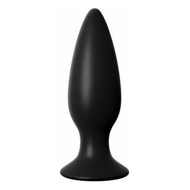Elite Silicone Rechargeable Anal Plug - Model EAP-500 - Unisex Prostate Pleasure - Black