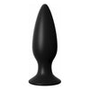 Elite Silicone Rechargeable Anal Plug - Model EAP-500 - Unisex Prostate Pleasure - Black - Adult Naughty Store