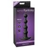 Elite Silicone Rechargeable Anal Beads - Model X9X - Unisex Anal Pleasure Toy - Black - Adult Naughty Store