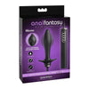 Anal Fantasy Elite Auto-Throb Black Inflatable Vibrating Plug for Advanced Anal Stimulation and Pleasure - Adult Naughty Store