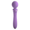 Introducing the Fantasy For Her Duo Wand Massage-Her Purple: A Luxurious Dual Motor Vibrator for Mind-Blowing Pleasure - Adult Naughty Store