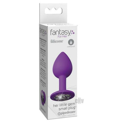 Fantasy For Her Little Gem Small Plug - Elite Silicone, Petite Size, Pleasure for All Genders, Sparkling Jewel Base (Model: LGSP-001, Color: [Insert Color]) - Adult Naughty Store