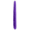 Pipedream Dillio Purple 16-Inch Double Dong - Model DLD-1001 - Unisex Anal and Vaginal Pleasure - Vibrant Purple - Adult Naughty Store