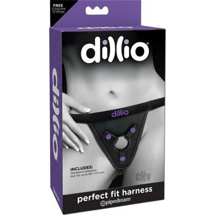 Dillio Perfect Fit Harness Purple - The Ultimate Strap-On Harness for Comfortable and Versatile Pleasure - Adult Naughty Store