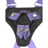 Purple Dillio 7-Inch Strap On Suspender Harness Set for Women - Ultimate Control and Sensual Pleasure - Adult Naughty Store