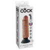 Introducing the Sensational King Cock 6-Inch Vibrating Tan Dildo: A Lifelike Pleasure Delight for All Genders! - Adult Naughty Store