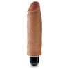 King Cock 6-Inch Vibrating Stiffy Tan Dildo - Realistic Pleasure for Intense Satisfaction - Adult Naughty Store