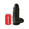 King Cock Chubby 9-Inch Black Realistic Dildo for Men, Intense Pleasure and Sensual Satisfaction - Adult Naughty Store