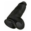 King Cock Chubby 9-Inch Black Realistic Dildo for Men, Intense Pleasure and Sensual Satisfaction - Adult Naughty Store