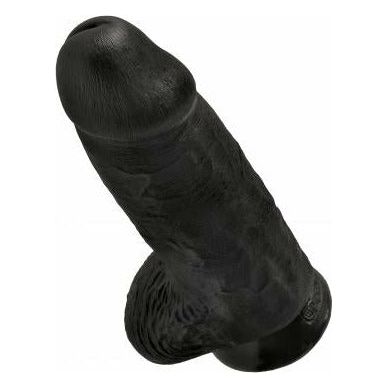 King Cock Chubby 9-Inch Black Realistic Dildo for Men, Intense Pleasure and Sensual Satisfaction - Adult Naughty Store