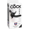 Introducing the Exquisite King Cock Strap On Harness 9 inches Black Realistic Dildo - Ultimate Pleasure for All Genders! - Adult Naughty Store