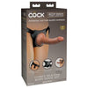 King Cock Elite Comfy Body Dock Kit - Silicone Strap-On Harness with 7