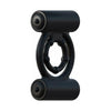 Fantasy C-Ringz Extreme Double Trouble Black Vibrating Cock Ring for Enhanced Pleasure and Performance - Adult Naughty Store