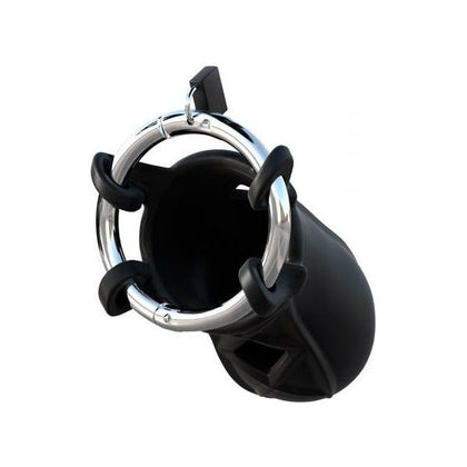 Introducing the Fantasy C-Ringz Extreme Silicone Cock Blocker Black - The Ultimate Male Chastity Device for Unrivaled Pleasure and Control