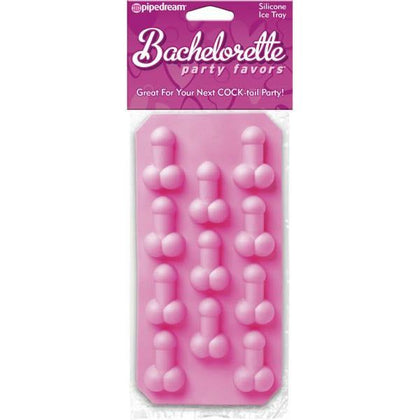 Pipedream Products Bachelorette Party Favors Silicone Ice Tray - Fun and Flirty Novelty Sex Toy - Model BACH-TRAY001 - Female - Pleasure for Drinks and Desserts - Pink