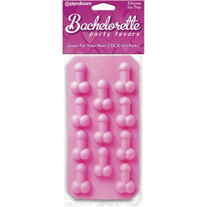 Pipedream Products Bachelorette Party Favors Silicone Ice Tray - Fun and Flirty Novelty Sex Toy - Model BACH-TRAY001 - Female - Pleasure for Drinks and Desserts - Pink - Adult Naughty Store