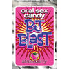 Introducing the BJ Blast Strawberry Oral Sex Candy - The Ultimate Fizzing and Popping Pleasure Experience!