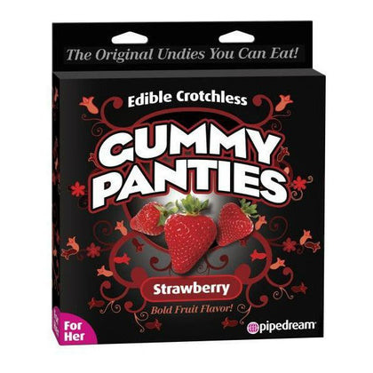 Deliciously Naughty: Edible Crotchless Gummy Panties Strawberry - The Ultimate Sweet Treat for Intimate Moments - Adult Naughty Store