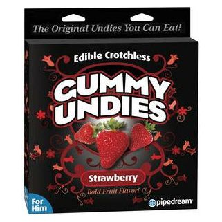 SweetSpot Gummy Undies - Edible Male Strawberry Flavored Candy Underwear