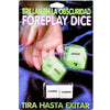 Introducing the LuminaLust Glow In The Dark Foreplay Dice - Spanish Version: A Sensual Adventure for Couples in the Dark - Adult Naughty Store