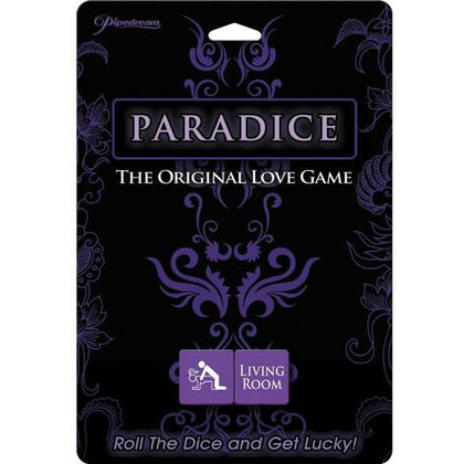 Paradice The Original Dice Love Game - Couples Edition - Model X123 - For Him and Her - Explore New Positions and Places - Enhance Intimacy and Excitement - Red - Adult Naughty Store