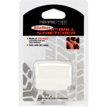 Perfect Fit Silaskin Ball Stretcher 2.0 - Clear: The Ultimate Male Genital Enhancement for Intense Pleasure and Sensation - Adult Naughty Store