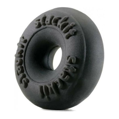 Perfect Fit Stackit Cock Ring Black: Premium SilaSkin Stacking Erection Ring for Ultimate Extended Play and Intense Pleasure (Model: PFS-001, Male, Ball and Bumper Stimulation) - Adult Naughty Store