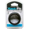 Perfect Fit Xact-Fit Cockring Kit 3 Rings Medium to Large Black - Enhance Pleasure and Performance for Men - Adult Naughty Store