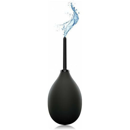 Ergoflo Impulse Black Anal Douche - The Ultimate Compact Intimate Cleansing Device for Effortless Hygiene