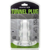 Perfect Fit Double Tunnel Plug Medium Clear - Unisex Anal Pleasure Toy (Model PT-200) - Adult Naughty Store