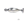 Rouge Garments Stainless Steel Fish Tail Butt Plug Large - Model RGF-001 - Unisex Anal Pleasure - Silver - Adult Naughty Store