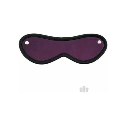 Euphoria Leather Rouge Blindfold Eye Mask Purple - Sensual Pleasure Accessory for All Genders