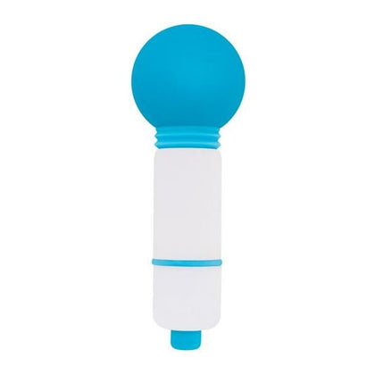 Rock Candy Fun Size Lala Pop Blue Mini Massager - Compact Vibrating Wand for Versatile External Pleasure
