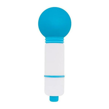 Rock Candy Fun Size Lala Pop Blue Mini Massager - Compact Vibrating Wand for Versatile External Pleasure - Adult Naughty Store