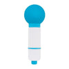 Rock Candy Fun Size Lala Pop Blue Mini Massager - Compact Vibrating Wand for Versatile External Pleasure - Adult Naughty Store