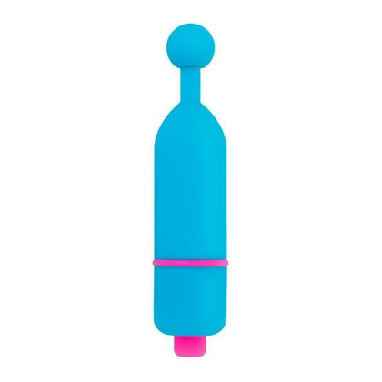 Rock Candy Fun Size Suga Stick Blue Wand - Compact and Powerful 4-Speed Bullet Vibrator for Precise External Stimulation