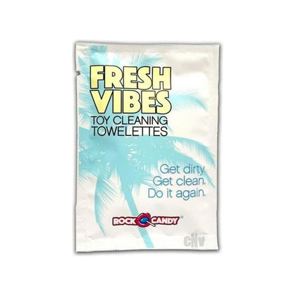 Rock Candy Fresh Vibes Hygienic Wipes for Sex Toys - Model: Loose, Gender: Unisex, Pleasure Area: All, Color: Assorted