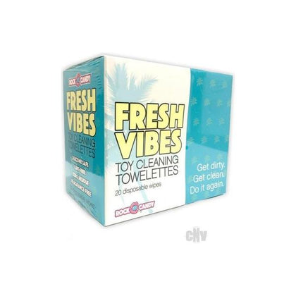 Rock Candy Fresh Vibes Hygienic Wipes - Convenient Cleaning Solution for All Pleasure Products - 20 Wipes