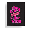 NaughtyVibes Rock Candy Good Vibe Tribe A2 Greeting Card with Honey Stinger Bullet Vibrator - Intimate Pleasure for All Genders - Clitoral Stimulation - Playful Pink - Adult Naughty Store