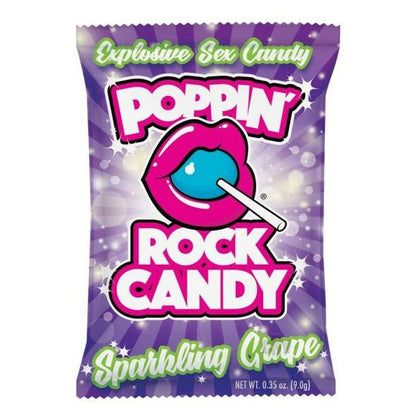Rock Candy Poppin' Grape Edible Oral Sex Enhancement Candy - 25pcs