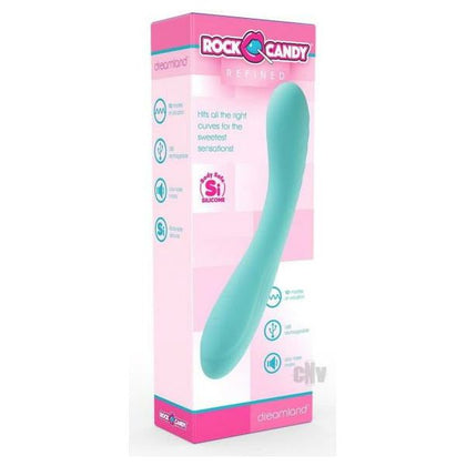 Dreamland Rock Candy Silicone G-Spot Vibrator RC-DL001 - Turquoise - Intense Pleasure for Women