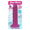 Rock Candy Suga Daddy 9.5 Purple - Premium Silicone Twisted Shaft G-Spot/P-Spot Pleasure Toy - Adult Naughty Store