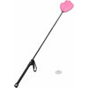 Introducing the Rouge Hand Riding Crop Pink - Premium Suede and Leather BDSM Whip for Exquisite Pleasure