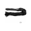 Luxury Rouge Leather Handle Leather Flogger Black - Exquisite BDSM Toy for Sensual Impact Play and Pleasure