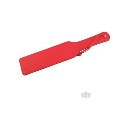 Rouge Long Paddle Red - Genuine Leather Spanking Toy for Erotic Pleasure - Model RLPR-001 - Unisex - Butt Play - Red - Adult Naughty Store